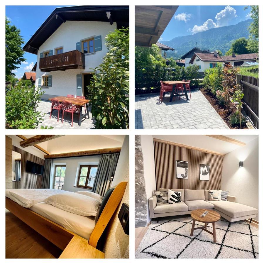 Neu - Ferienhaus Moritz & Josie Zur Alleinnutzung Ohlstadt Luaran gambar