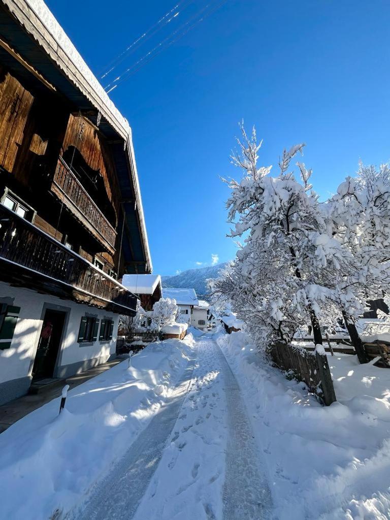 Neu - Ferienhaus Moritz & Josie Zur Alleinnutzung Ohlstadt Luaran gambar