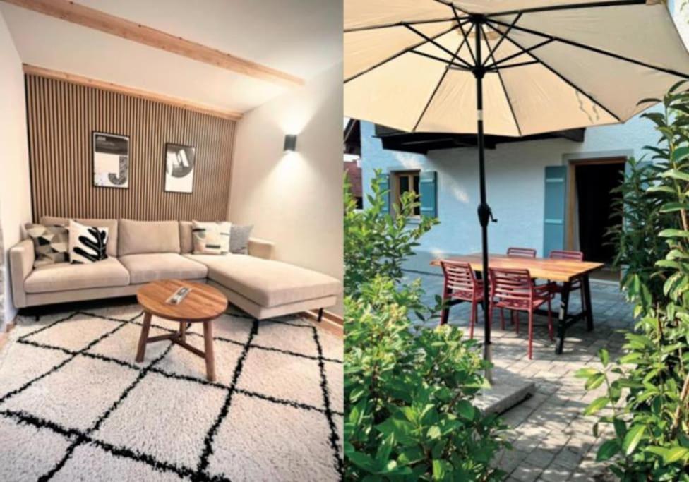 Neu - Ferienhaus Moritz & Josie Zur Alleinnutzung Ohlstadt Luaran gambar